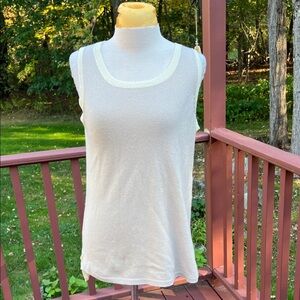 New! Cullen small color block sleeveless cashmere camisole sweater.